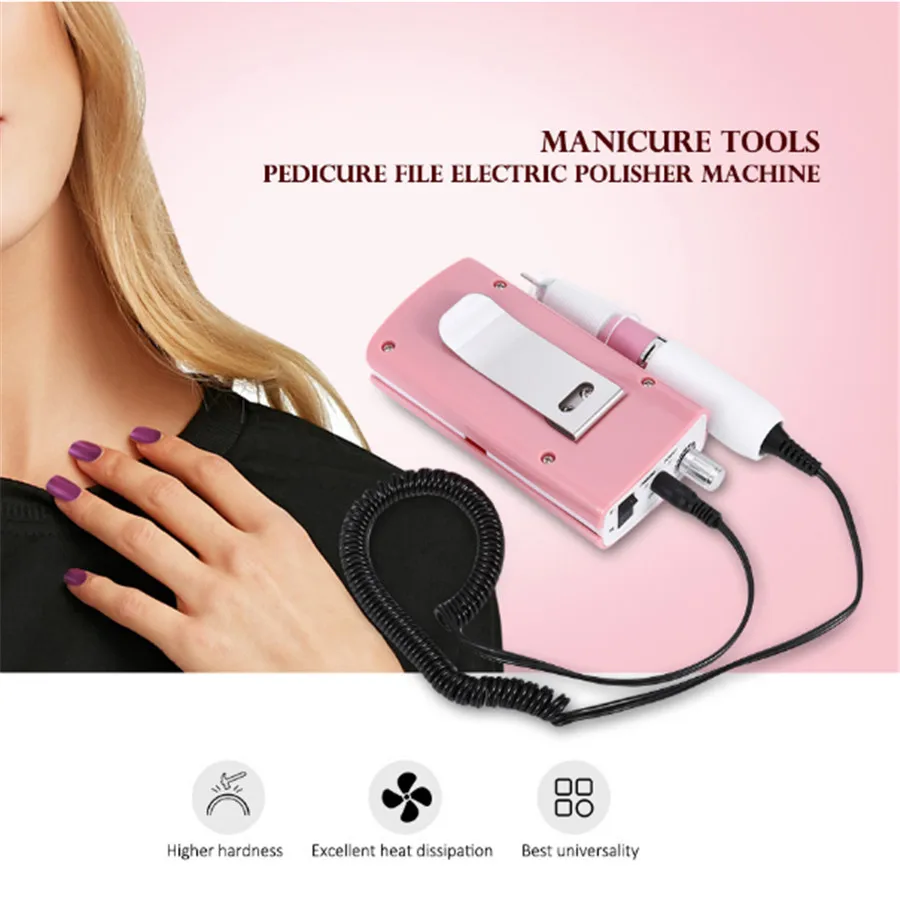 Gustala электрическая машинка для маникюра Лак ногтей инструменты Электрический