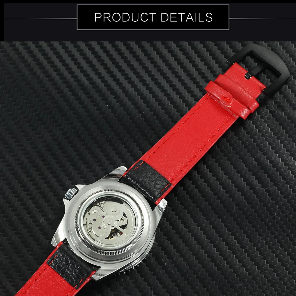 Часы наручные WINNER Мужские механические брендовые роскошные классические