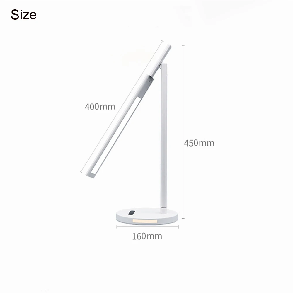 Многофункциональная настольная лампа для защиты глаз с беспроводным зарядным