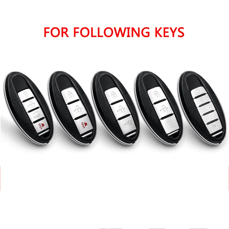 Чехол для автомобильного ключа с Цинковым Сплавом брелок Nissan X Trail 370Z Cube Micra Qashqai Juke