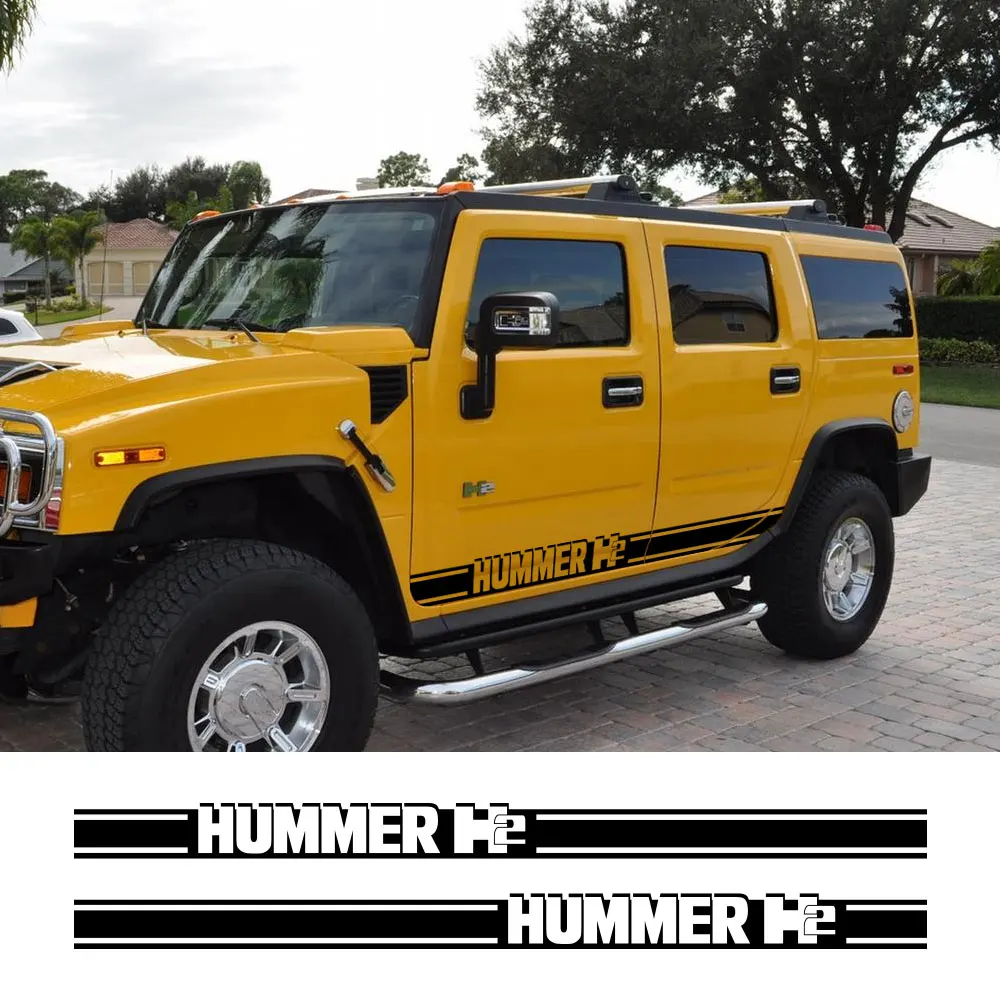 

2 шт., наклейки на дверь автомобиля Hummer H2 H3