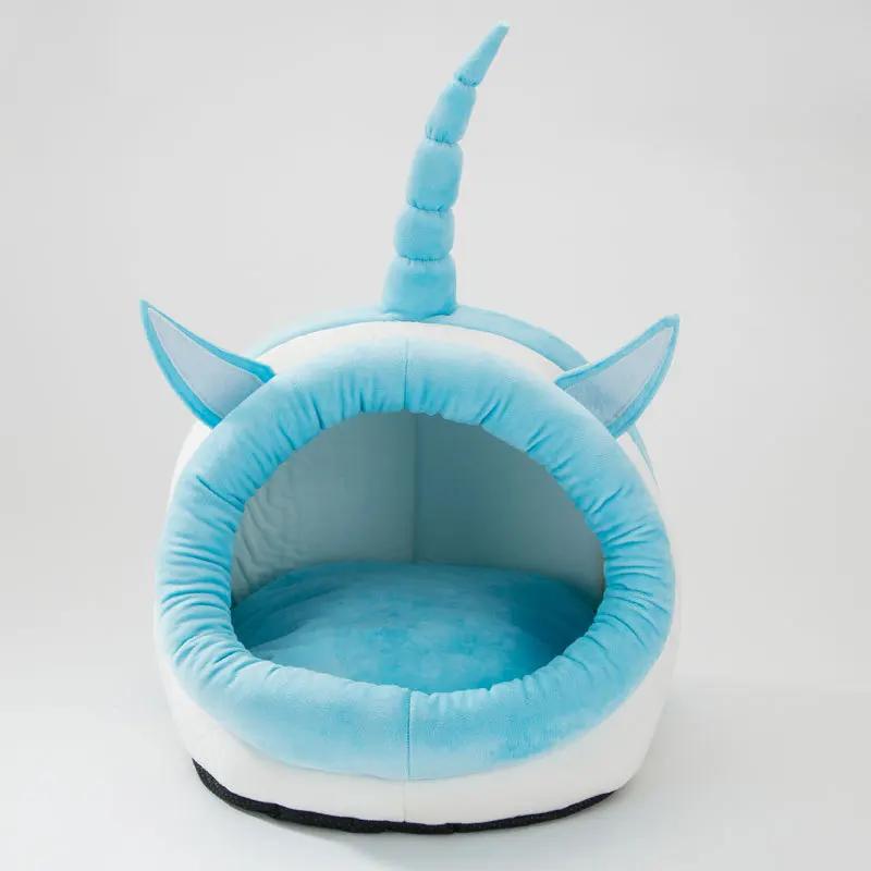 Милая мультяшная собачья кровать домик для маленьких средних собак кошка