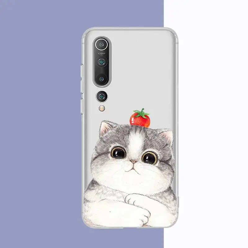 Чехол для телефона с милым котом и котенком Redmi Note 5 7 8 9 10 A K20 pro max lite Xiaomi 10pro 10T |