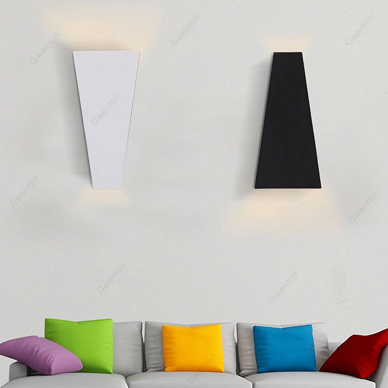 Современная настенная лампа в скандинавском стиле настенное бра черного и