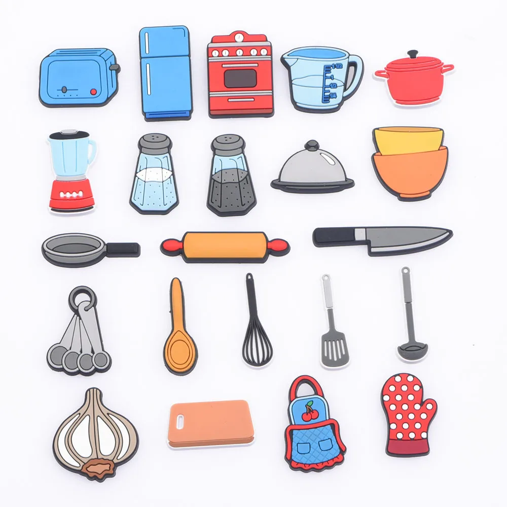 Cute Funny Wine Bottle Paper Shoe Charms Decoration Croc Accessories Plant Fruit Drink For JIBZ Clogs