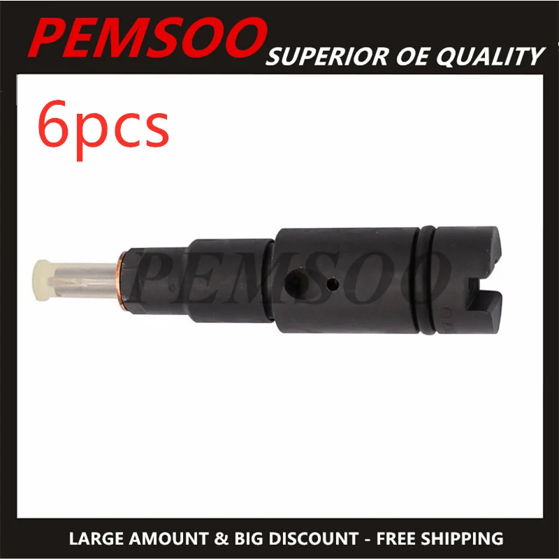 6 шт. 0432193635 RV275 топливный инжектор для Cummins Dodge Ram 2500 3500 5.9L l6 ремонт дизельного