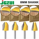 Фреза для обработки панелей с хвостовиком 8 мм, вертикальная, Ogee, фрезы для деревообработки, фрезы по дереву