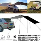 Туристический навес для автомобиля, брезентовый тент, ультралегкий садовый навес, солнцезащитный козырек для наружного кемпинга, на крыше, для транспортного средства