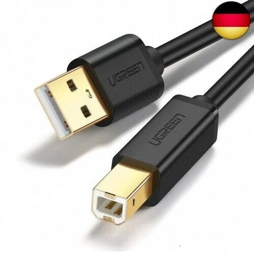 UGREEN Druckerkabel 5 м Scannerkabel USB B Kabel A auf Drucker (5 м)|Кабели| |