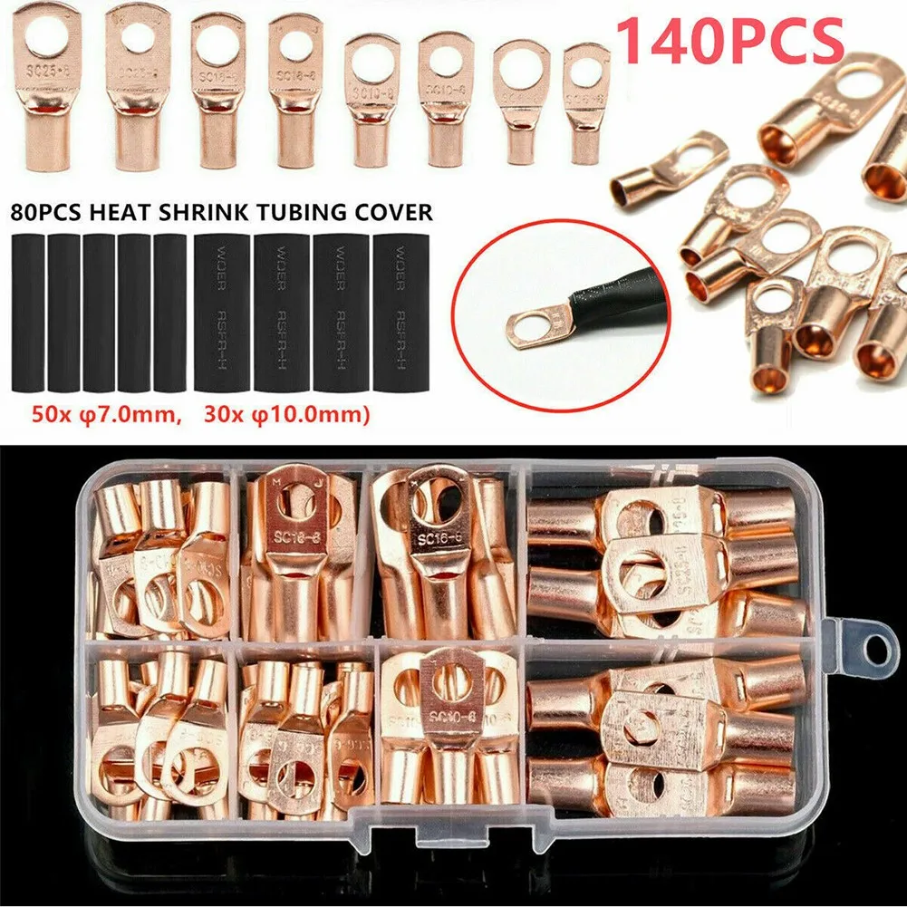 

Bare Connectors Battery Connectors Copper Terminal Welding Wire Practical