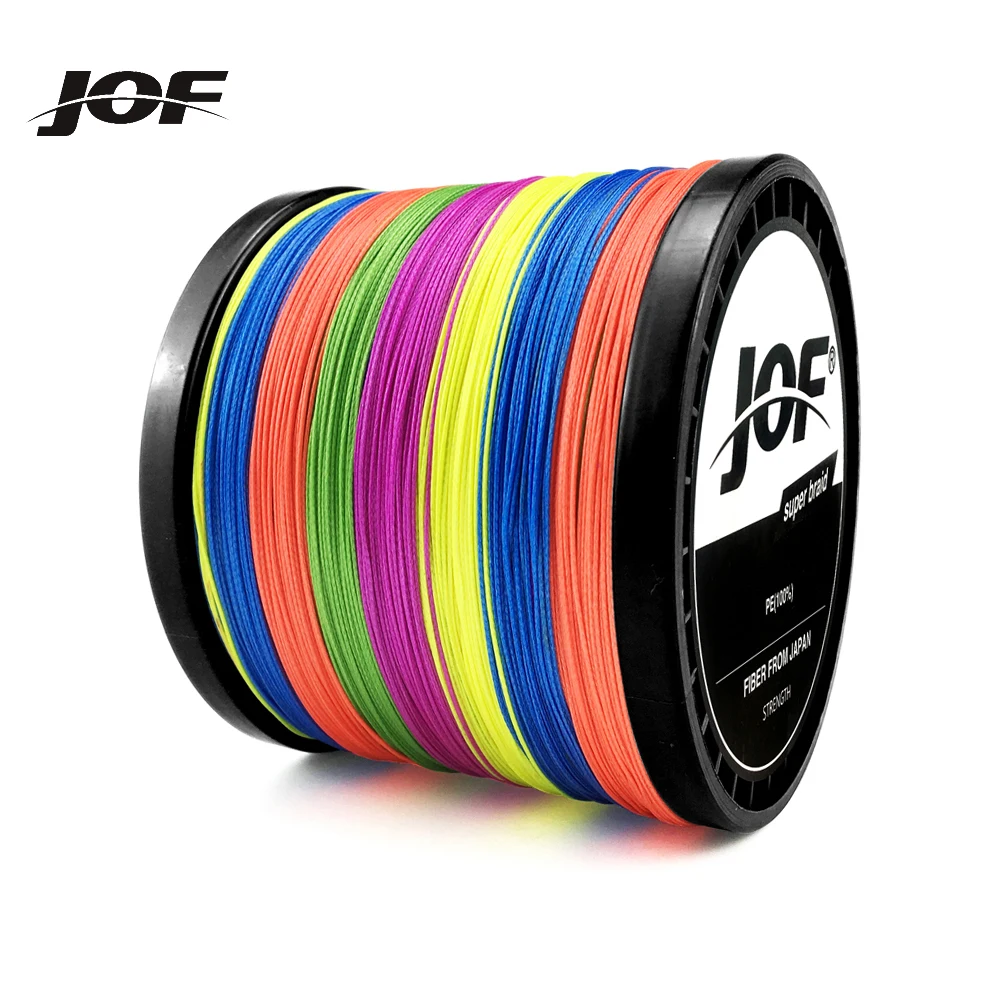 2020 FOF 100M 300M 500M 1000M PE леска 8 нитей плетеная 20 100LB мультифиламентная