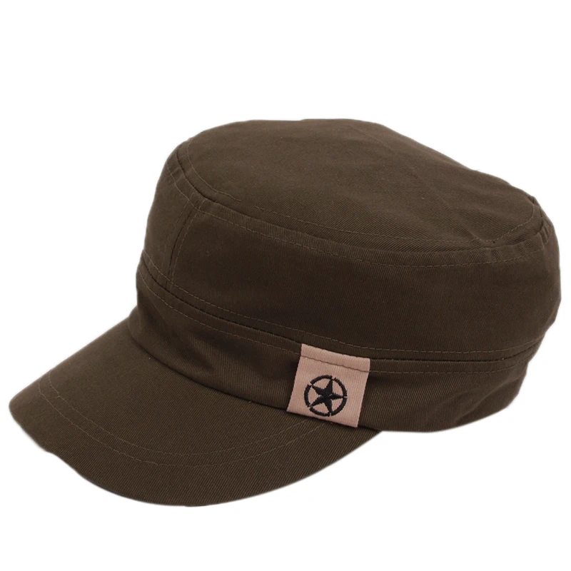 

1PC Classic Women Men Snapback Caps Vintage Army Hat Cadet Patrol Cap Adjustable Outdoors Baseball Unisex Hats