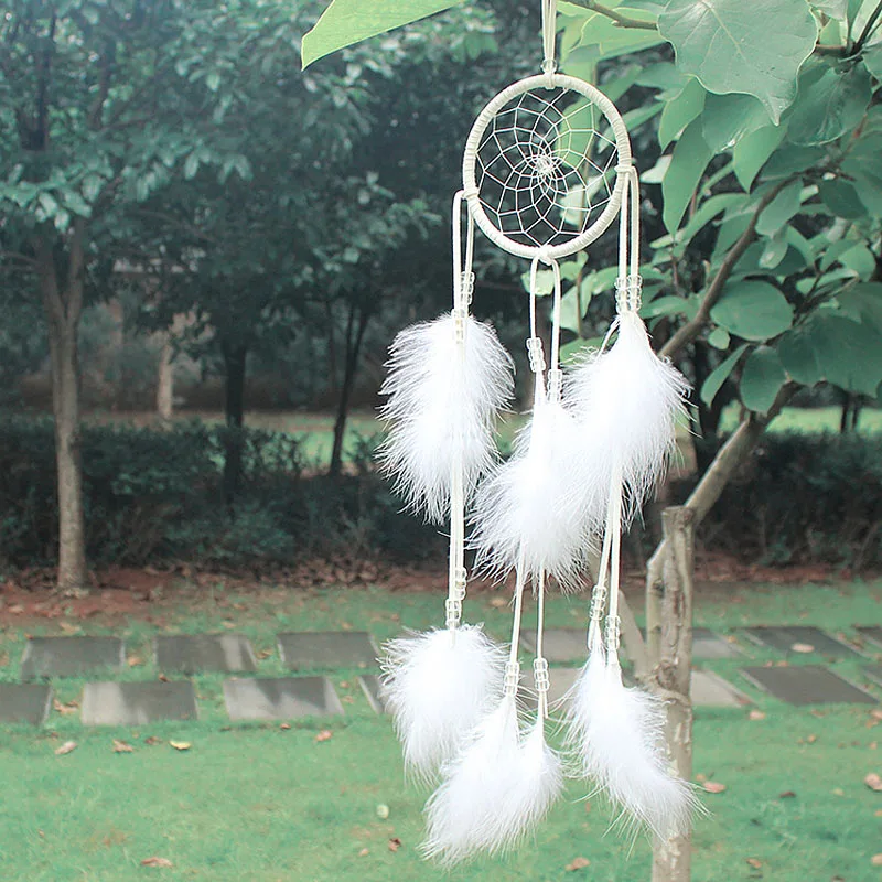 Свадьба ручной работы висячие Ловец снов круг DIY украшение ремесло потертый шик
