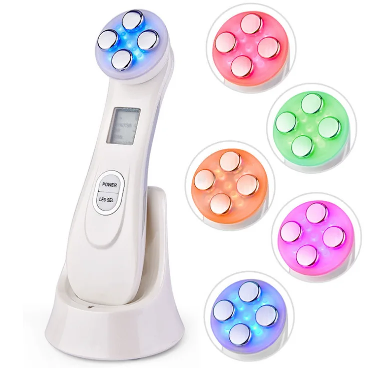 6IN1 RF&ampEMS Radio Mesotherapy Electroporation Face Beauty Pen Frequency LED Photon Skin Rejuvenation Remover Wrinkle | Красота и