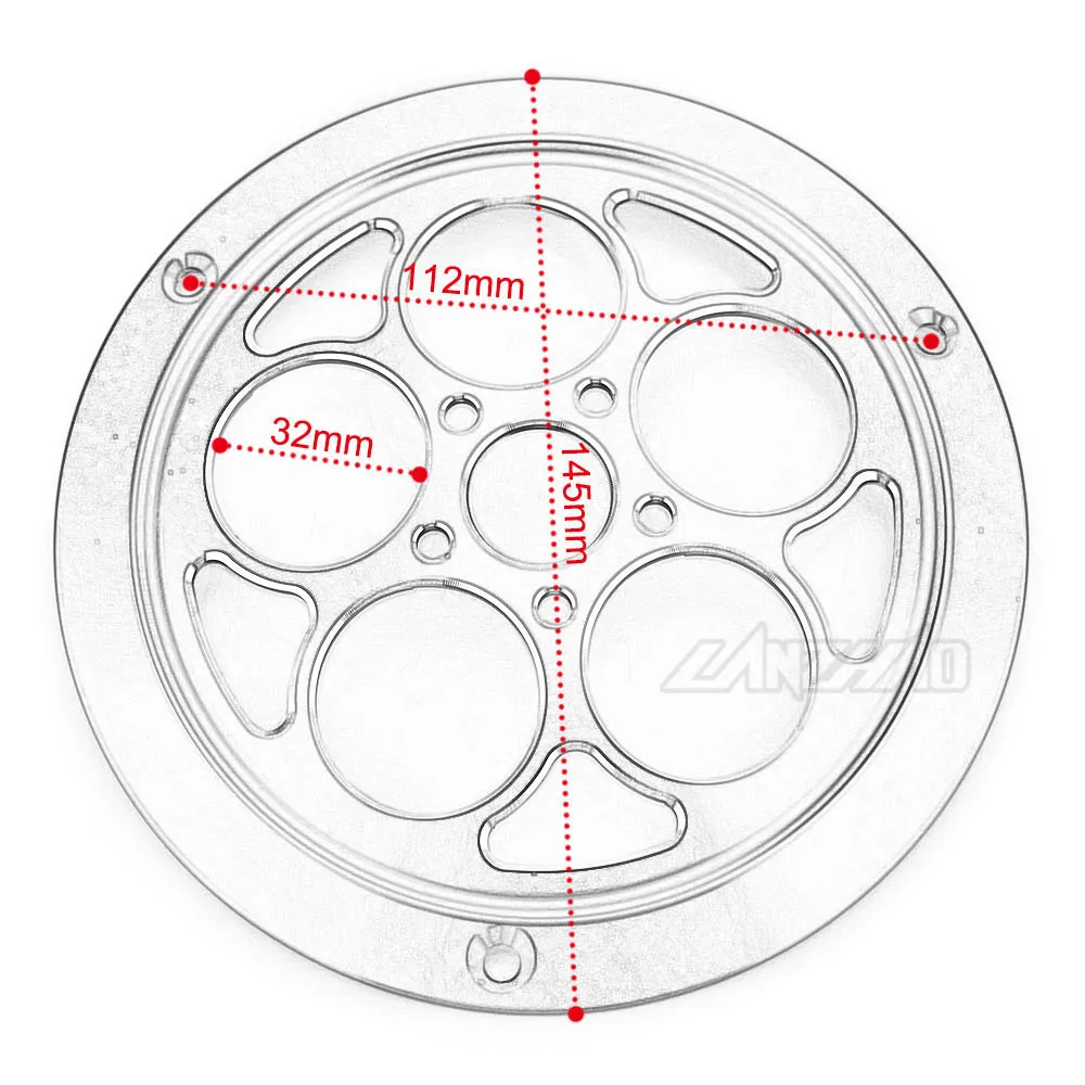 

Motorcycle Engine Cover Fan Protector Radiator Guard CNC Aluminum Accessories for Vespa Sprint Primavera 150 2013 - 2019 2020
