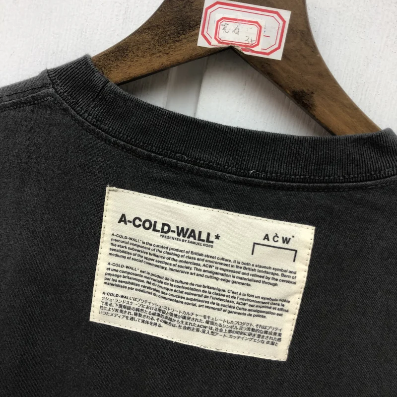 Футболка в стиле кэжуал летняя черная бежевая с холодной стенкой ACW футболки