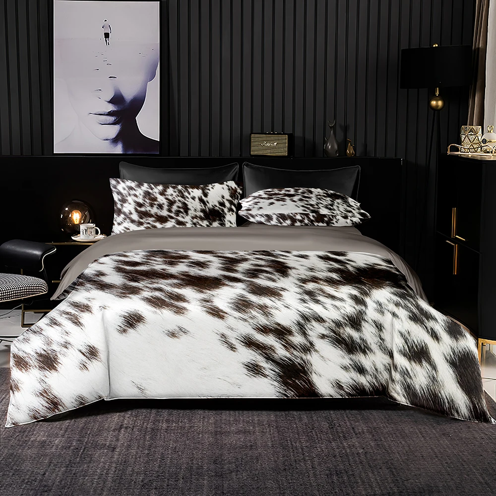 Комплект постельного белья в скандинавском стиле качественный пододеяльник