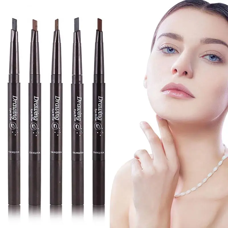 Горячая Распродажа Двусторонний карандаш для бровей натуральный не цветущий