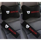 Аксессуары для автомобильного интерьера, подушка для шеи и ремень безопасности для Dacia Duster Logan Sandero 2 Mcv Sandero, 4 шт.