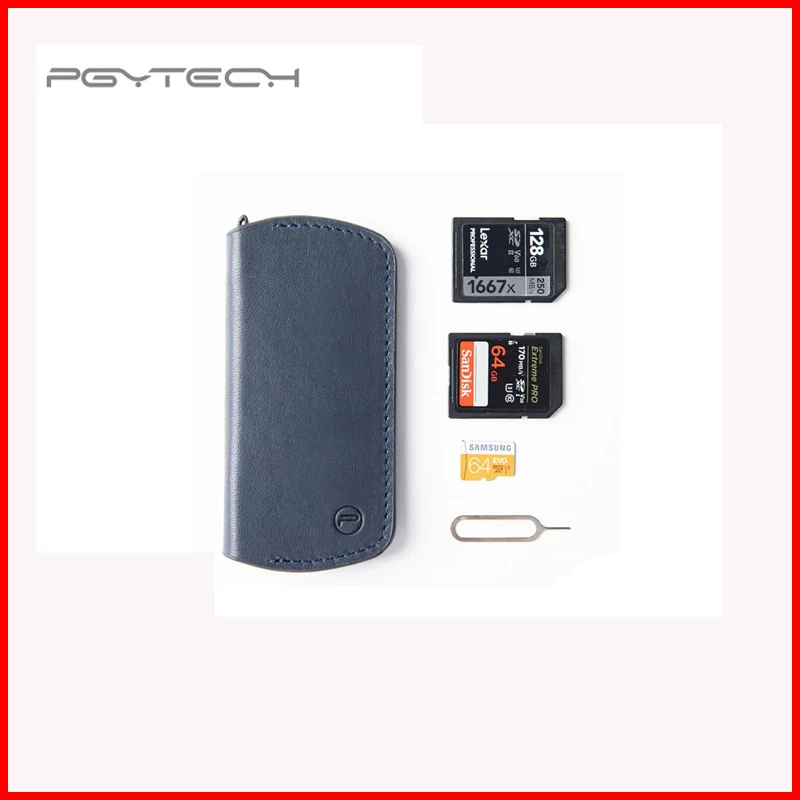 

PGYTECH Memory Card Storage Bag Carrying Case Holder Wallet TF Card Storage bag for CF/SD/Micro SD/SDHC/MS/DS Game Accessories