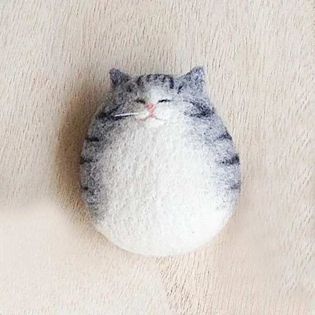 Япония DIY ручной работы lover Cat Kitty шерсть иглы для валяния комплект Модные украшения дома иглы Feltro животных - Цвет: A0220