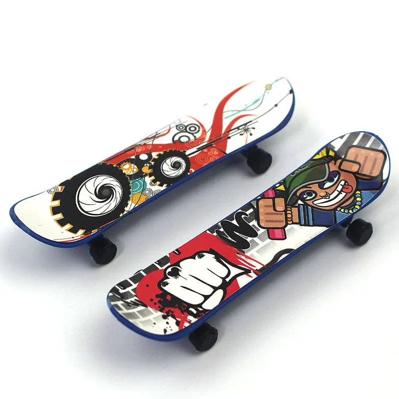 Инновационная печать профессиональная сплавная подставка FingerBoard скейтборд Мини-палец Доска Грузовик для детской игрушки.