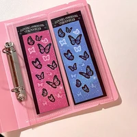 20 pockets korean kawaii love heart cover decorative stationery sticker loose leaf storage book charm gift