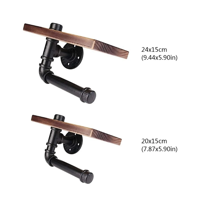 

Wall Mounted Paper Roll Holder Partition Shelf Towel Storage Rack Multipurpose Household Item Accessories for Home Kitchen Hotel