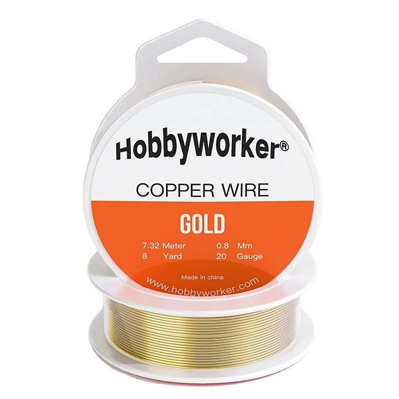 

Hobbyworker Copper Craft Beading Wire Diy Jewelry Making Accessories Findings Supplies Tarnish Resistant