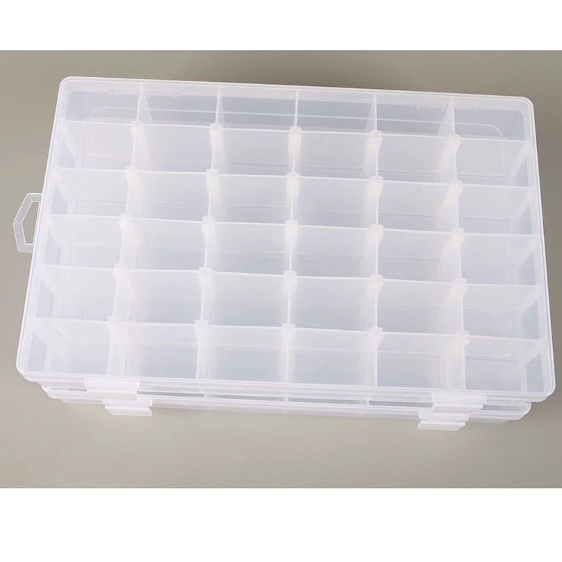 Съемная сетка для хранения алмазной вышивки 36 дюймов коробка стразов прозрачный