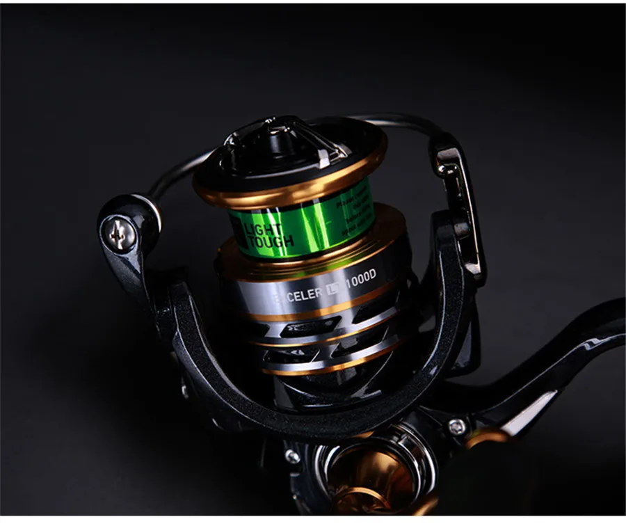 Оригинальная спиннинговая катушка DAIWA EXCELER LT 1000 2000 3000 5000 6000 соотношение 6,2: 1 металлическая ручка спиннинговые Катушки для карпа в соленой воде