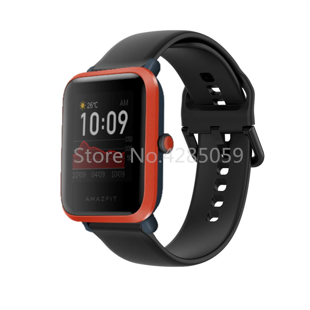 Ремешок силиконовый для Huami Amazfit Bip S U спортивный Браслет Для Xiaomi GTS / 2 2e Mini GT2 42 мм |