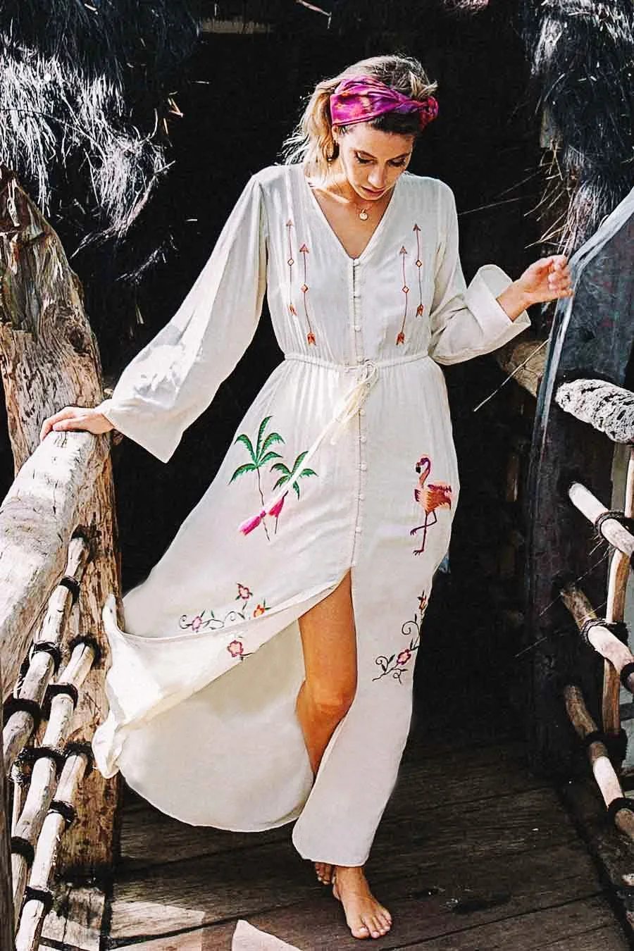 Женская пляжная одежда белая хлопковая туника бикини саронг обертка юбка