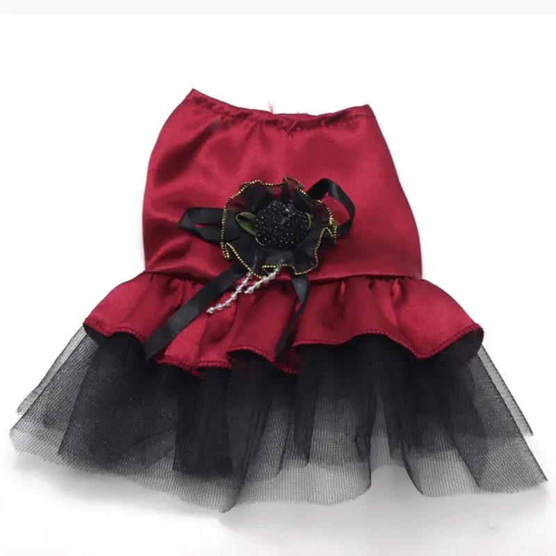 

Pet Dress Fashion Sleeveless Kitten Party Dress Puppy Princess Skirt Cat Costume Dog Apparel Cat Party Outfit Pet Accessories