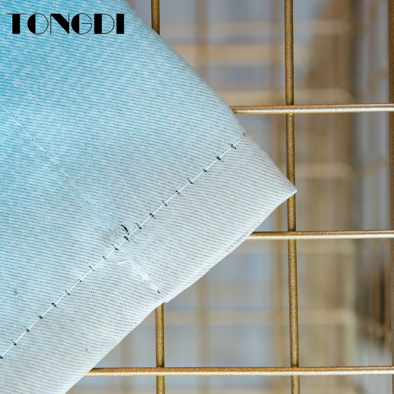 TONGDI Элегантные плотные затемняющие шторы в полоску с принтом высококачественное