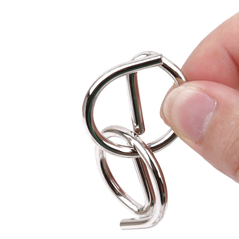 

New 18PCS/Set Metal Kids Toy Puzzle IQ Mind Brain Teaser Magic Wire Puzzles Game Toys for Children Adults Educational Toy Gift