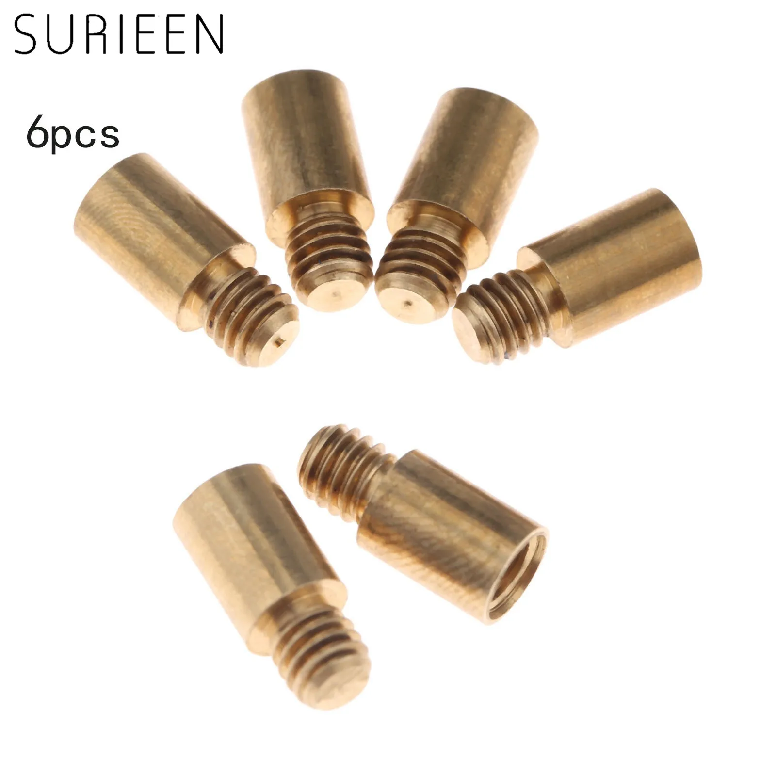 

SURIEEN 6pcs Professional 1.5 Grams Dart Weight Add Accentuator Tools Accessories with 2BA Thread 13mm Length Dart Replacements