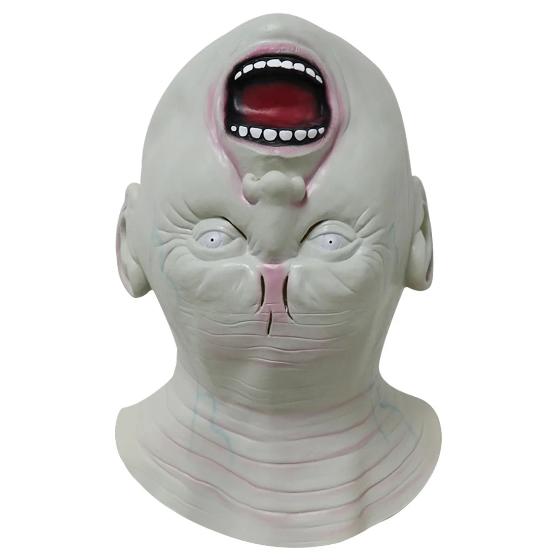 

Хэллоуин ужас Alien старика вверх дном чехол с изображением гримас камеры привидениями ходьбы дьявольские маски страшные Косплэй костюм вече...