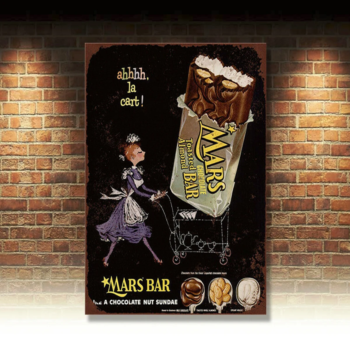 

Металлический оловянный знак mars bar Bar Pub Home Vintage Retro плакат для кафе
