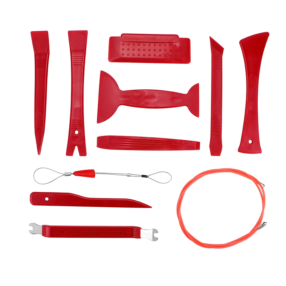 

11Pcs Car Wrap Film Sticker Wrapping Tool Vinyl Auto Window Tint Foil Squeegee Scraper Tools