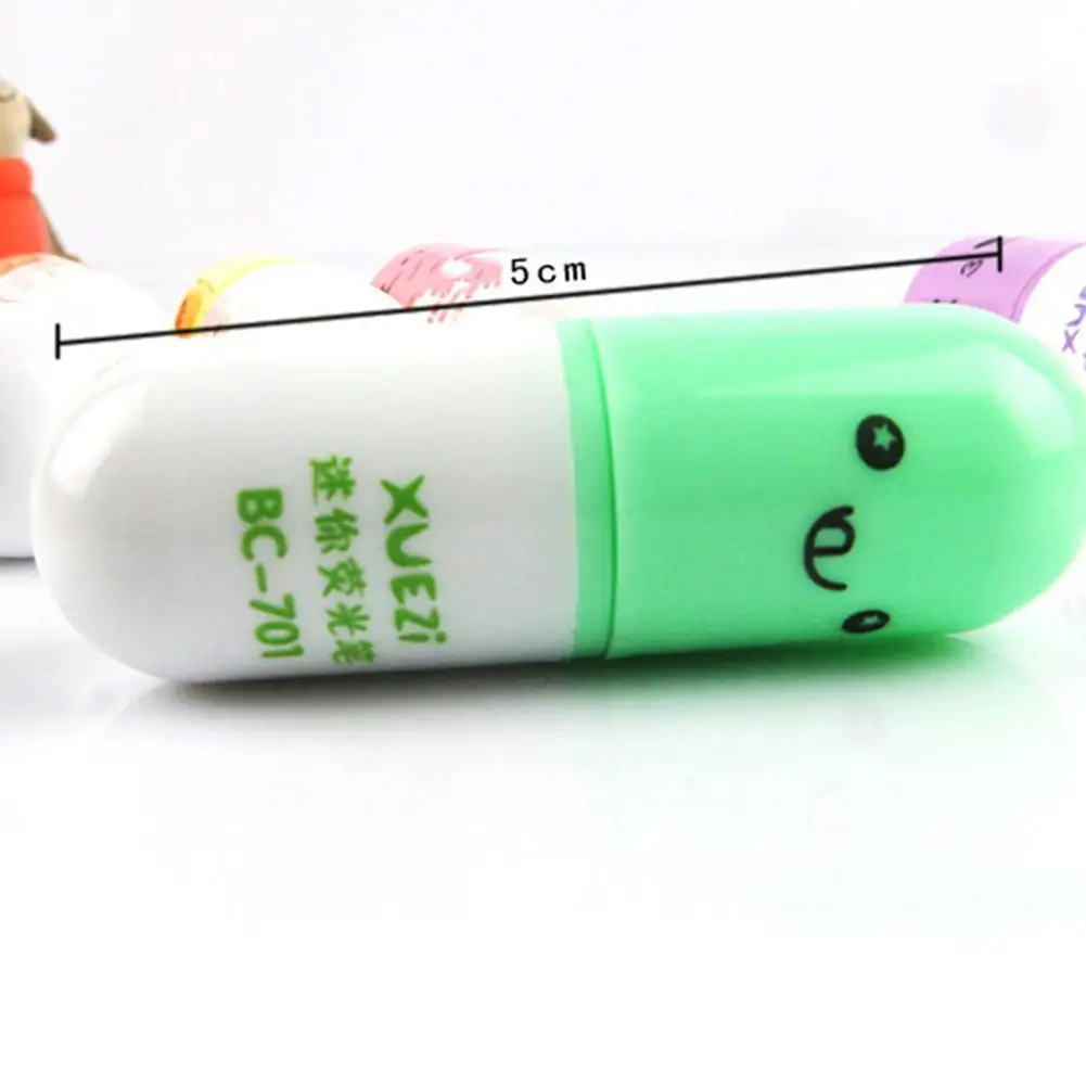 Офисные канцелярские принадлежности 6 шт./компл. мини-маркер в форме таблетки