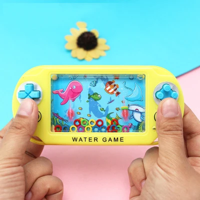 1PCS Retro Water Ring Game Machine Child Handheld Circle Toss Squeeze Toy Parent-Child Interactive | Игрушки и хобби