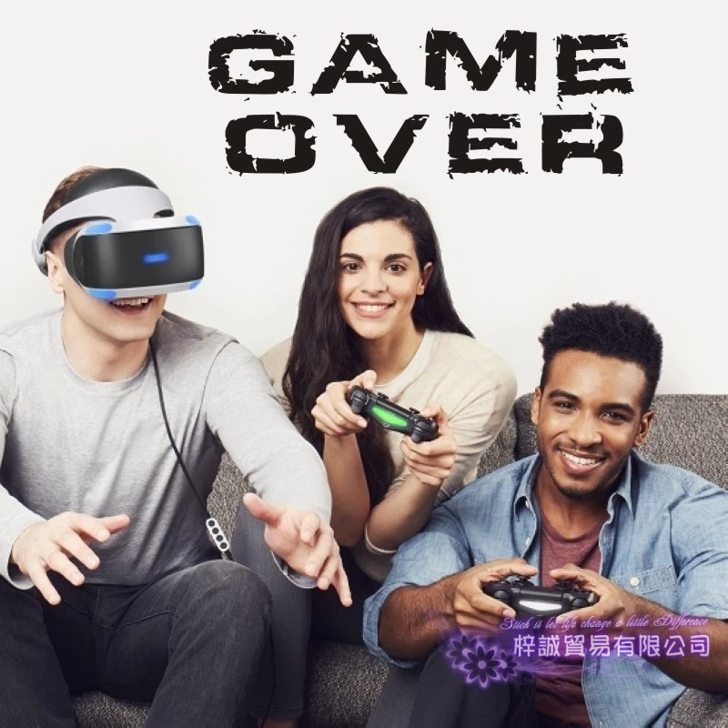 Игры Over наклейка Видео игровой контроллер Стикеры играть плакаты тематики