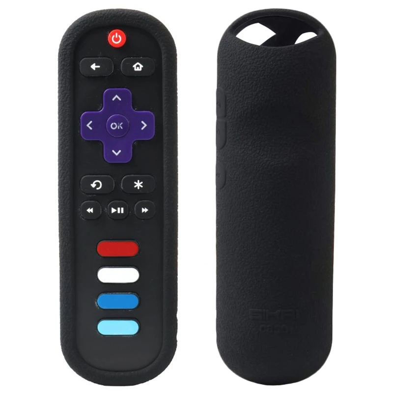 Sikai Case For Tcl Roku Rc280 Remote Silicone Shockproof Protective Cover 3600R / Tv Skin-Fr | Электроника
