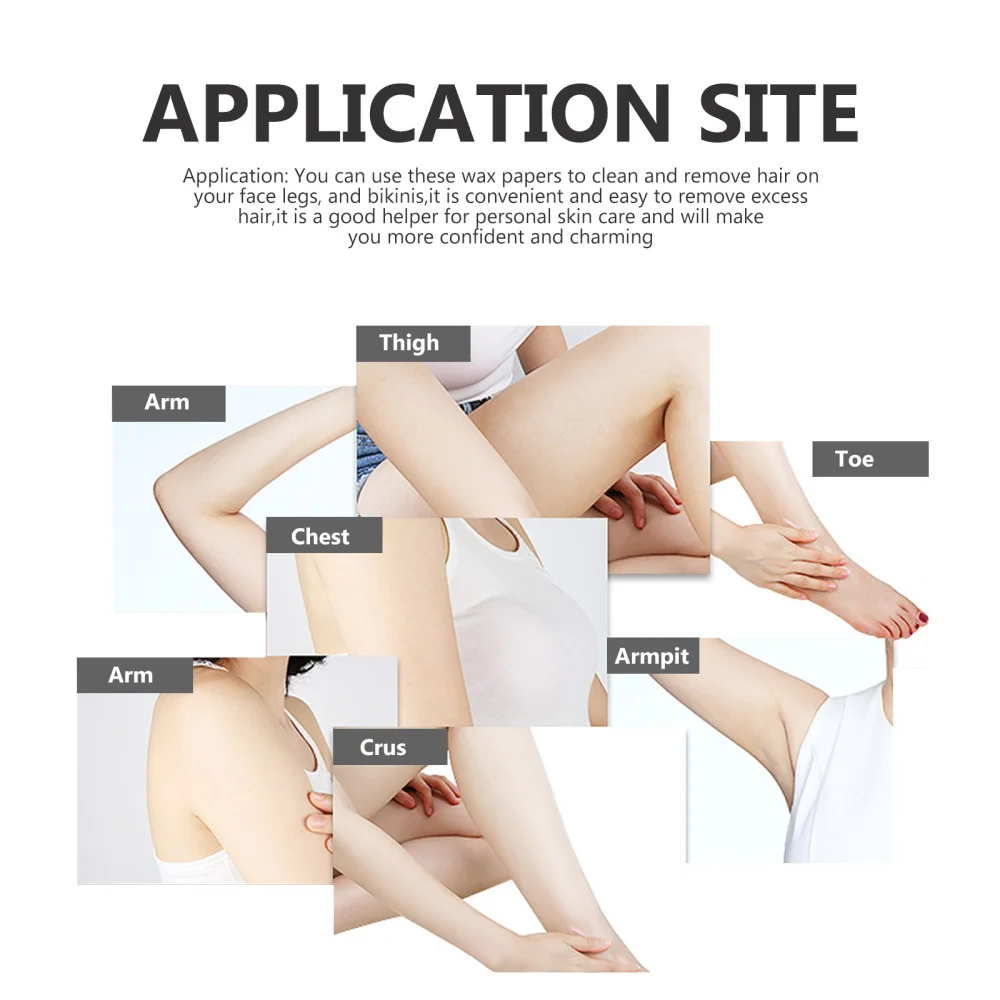 200 шт. профессиональные восковые полоски для удаления волос на лице|Покрытие