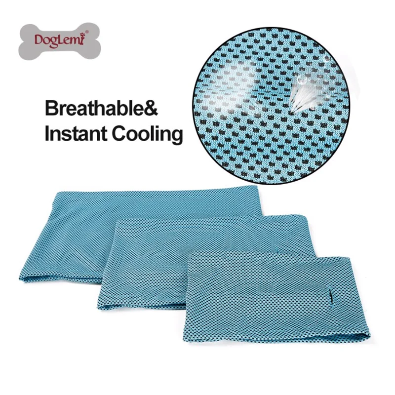 Охлаждающая бандана для собак шейный шарф питомцев холодное ощущение ледяное