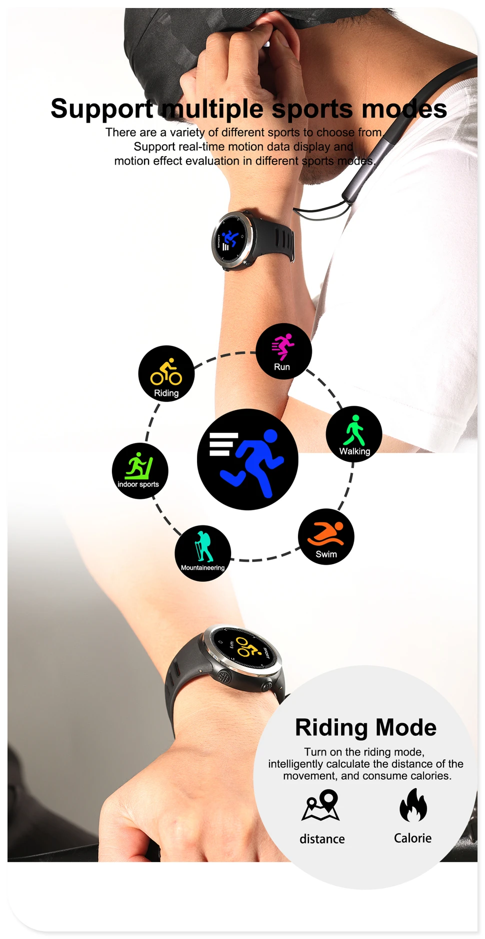 OHSEN мужские s часы Топ бренд класса люкс Bluetooth/Smart/спортивные часы мужские спортивные наручные часы мужские Reloj Hombre мониторинг сердечного ритма
