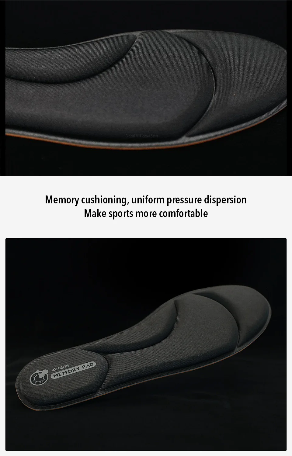 Xiaomi Mijia FREETIE Memory хлопковая мягкая амортизирующая спортивная стелька медленный отскок мягкий удобный дышащий сухой пот бег