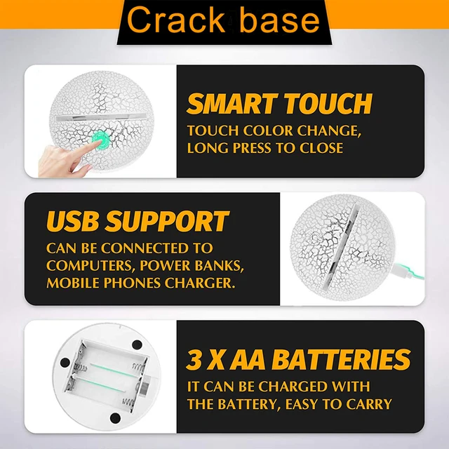 3D LED Gaming Setup RGB Lamp Gaming Room Lamp Decoration USB Powered Night Light Table Lamp For Bedroom Decor Christmas Lights 4