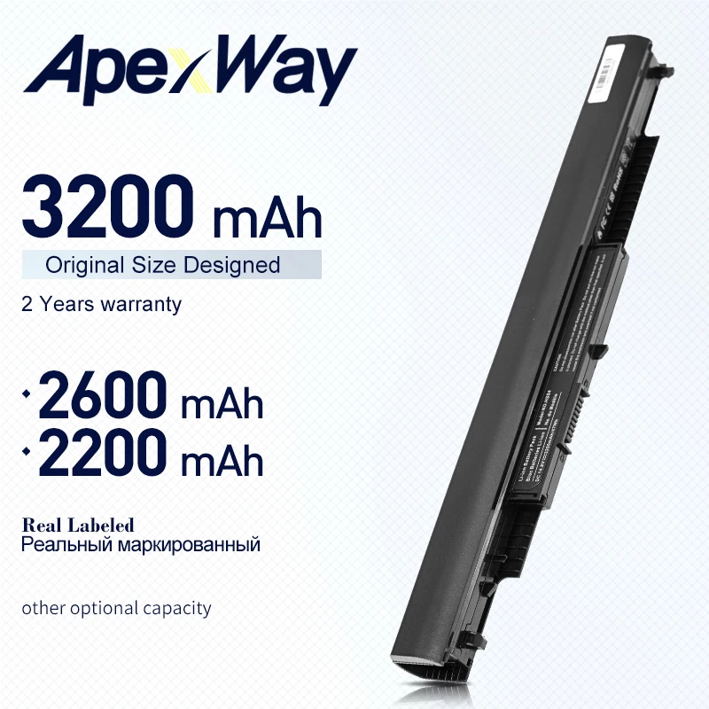 Аккумуляторная батарея ApexWay HS03 HS04 для HP 240 245 250 G4 Pavilion 15 ac0XX 14 ac0XX|battery for hp|laptop battery
